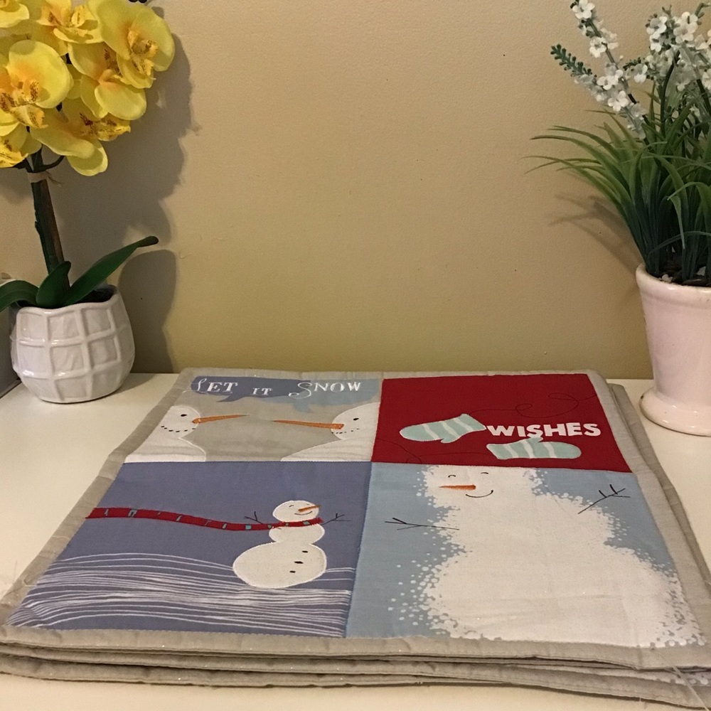 SOLD. Set of 4 St. Nicholas square placemats. NWT.